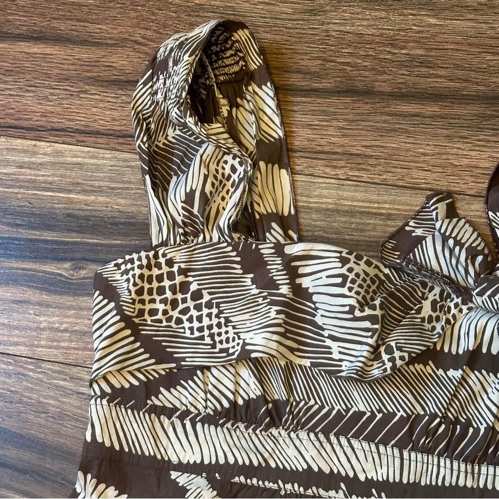 BCBGMAXAZRIA Cocoa Combo Animal
Print Sleeveless MIDI Sundress. Size XS - Picture 4 of 14